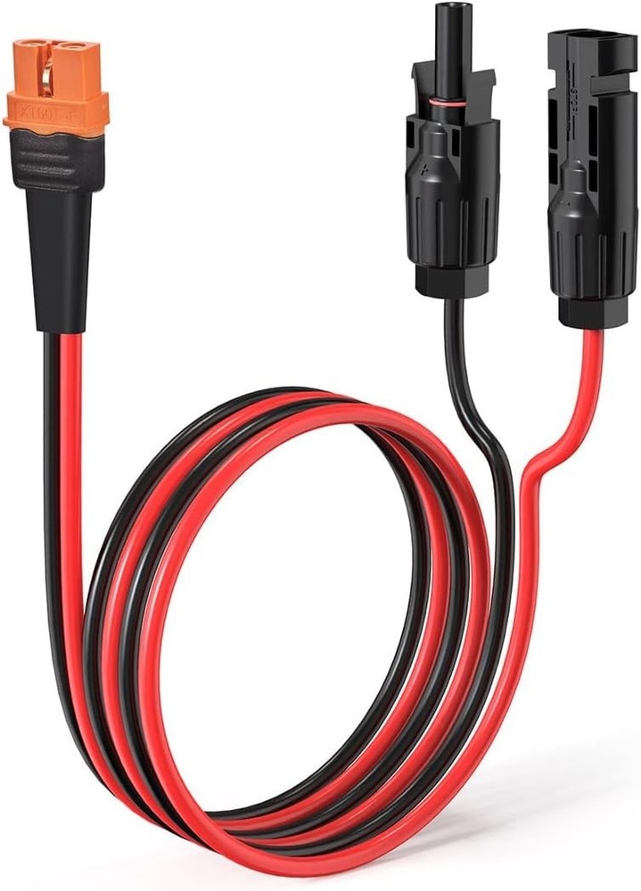 12AWG Solar to XT60i Charging Cable for Portable Power Station & Solar Generator