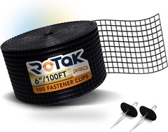 ROTAK Critter Guard PRO – 6in x 100ft Solar Panel Bird Prevention Roll Kit wi…