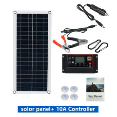 20W-1000W Solar Panel 12V Solar Cell 100A Controller Solar Panel for Phone RV Ca