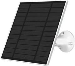 Solar Panel IP65 Weatherproof for 5W 5V Output​ Outdoor Security Camera White