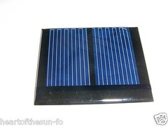 1V x 300 mA. Mini Solar Panel epoxy encapsulated virtually indestructible .3W