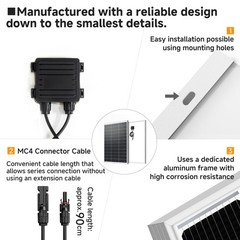 200W Monocrystalline Solar Panel Portable for RV Van Off Grid Home Camping