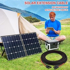 20FT Solar Panel Wire – Male/Female Connectors
