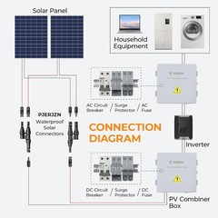 Y Branch Solar Panel Parallel Connector