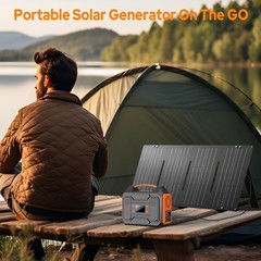 Durable 300W Portable Power Station with LED Flashlight – For Outdoor Adventures