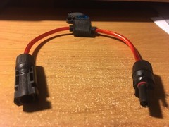 15amp Fuse For Solar Panel Wires / Connectors 10 Ga OFC Copper Wire 30amp Rated