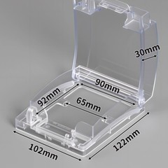 Lockable Waterproof Box Reinforced PC Material Dust Proof Design For Outdoor Use