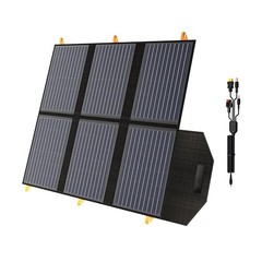 60W Portable Solar Panel for Power Station, 24% High Efficiency C-60watt