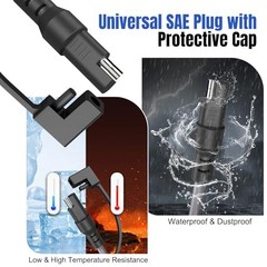 Starlink Mini Cable SAE Connector with Polarity Reverse Adapter – Starlink 20Ft