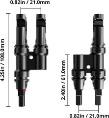 Solar Branch Connectors T-Branch 1Pair M/FF F/MM
