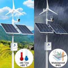 1/2PC Solar Panel 12V Solar Battery Trickle Charger 100A W/Controller Maintainer