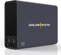 Goldenmate UPS 800W LiFePO4 Battery Pure Sine Wave Automatic Shutdown for NAS/PC