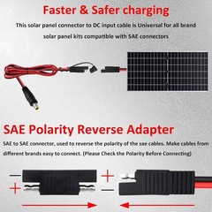 Connector to DC7909 8mm Adapter 14 AWG Extension Cable with DC7909 to DC5525/DC8
