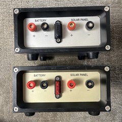 Harbor Freight 45 Watt Solar Kit Controller Box Lot (2) Item 90599 Untested