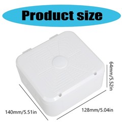 Multipurpose Junction Box for Camera Brackets Hiding Excess Solar Panel Cords