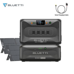 BLUETTI Apex 300 3840W 2764Wh+B300K+Optional Solar Panels 200W/350W for Backup