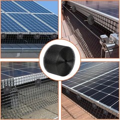 Heavy Duty PVC Mesh Solar Panel Guard Critter Proof Easy Install Portable Power