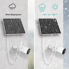 5W Solar Panel for Security Camera, USB Solar Panel for DC 5V Outdoor