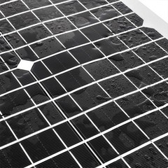 4 x 40W High-Efficiency PV Panels+30A-100A Intelligent Controller for RV/Outdoor