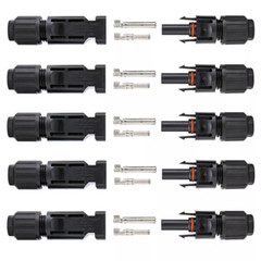 10/20/50/100/200 Pairs Solar Cable Connectors Male Female Waterproof MC4 Kit