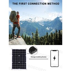20000W Solar Emergency Power Supply | 500W Panel + 100A Controller + Inverter