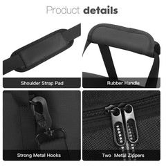 Portable Power Station Carrying Case – Water-Resistant Travel Bag, Dual-Layer St