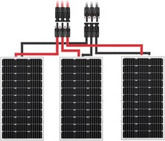 Plug & Play 3 to 1 Solar Connectors – 10AWG Dual-Layer for Long-Lasting Use