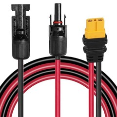 11Ft MHPOWOS Solar Panel Charge Cable Solar Connector to XT60 Adapter Connector
