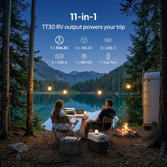 BLUETTI AC200L Solar Ready Power Station 2400W + Alternator Solar Charger 2