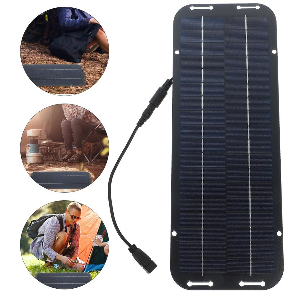 30W Solar Panel Charger With TYPE-C For Camping Hiking Outdoors