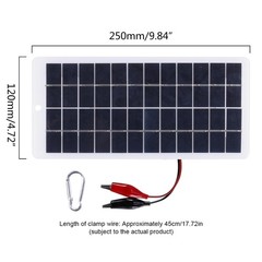12V Solar Power Charger Polysilicon Solar Charger Plate Portable for Lamp Pump