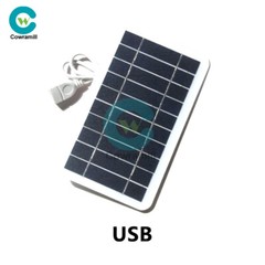 Solar Panel Output USB Outdoor Portable Solar System 5V 2W Mobile Phone Charger