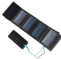 7.5W10W 20W solar folding bag charger, mobile phone power bank, outdoor charger