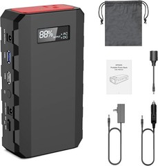 Portable Power Station with AC Outlet, 65W/110V External Battery Pack 24000mAh