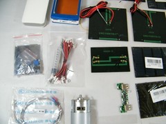 STAR SOLAR CONTROLLER, MINI SOLAR PANELS, WIRES, CASES, ETC, DIY PHONE CHARGER