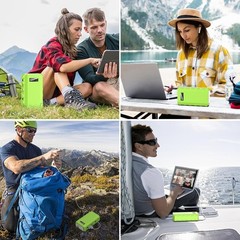 Portable Power Station 24000mAh 88.8Wh AC Outlets Travel Camping Home Office