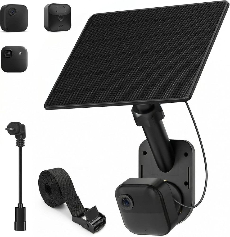 6W Solar Panel Charging Mount Compatible with Blink Outdoor 4 (4Th Gen)/2K+/Outd
