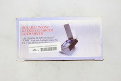 Solar 11 in One Battery Charge with Meter AA D C AAA Ni-Cd NiMH Battery ES879NEW