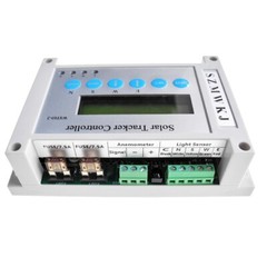 Dual Axis PV Solar Panel Tracking LCD Tracker Controller W/ Wind Speed Sensor IG