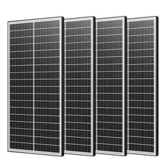RVPOZWER 400W 12V Double Sided Solar Panels Monocrystalline 18BB Cells