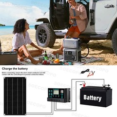 10000W Inverter Solar Panel Kit Solar Power Generator 100A Home 110V Grid Systhy
