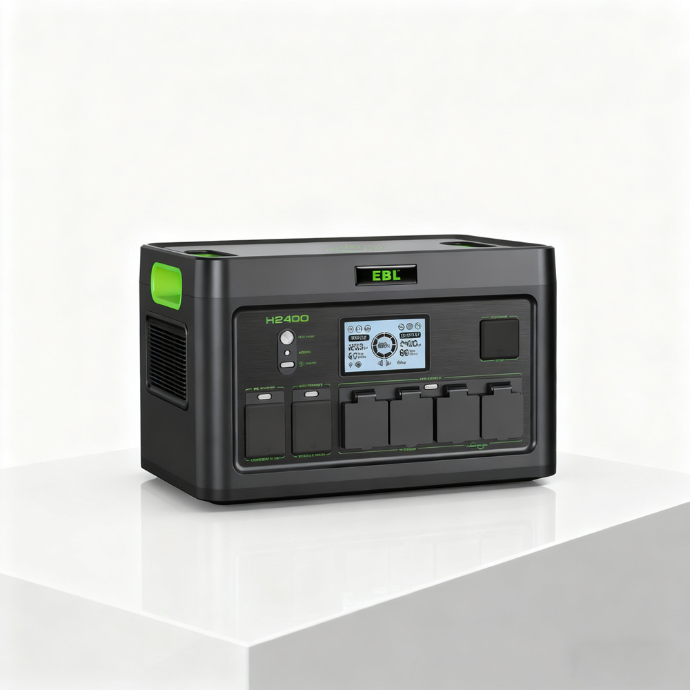 Portable Power Station 2400W for Home Backup Power Outages and Outdoor Camping