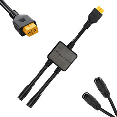 DC 8Mm to XT60 Connector, 8Mm Y Parallel Adapter, Extension Cable with Reverse