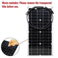 SOECOPO 10000W Peak Solar System Kit Flexible Panel 100A Controller 12V 110/220V