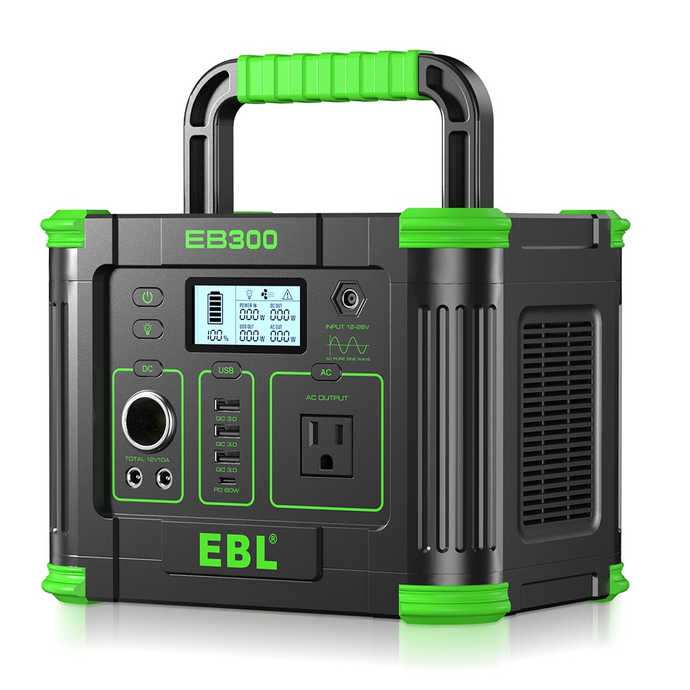 288.6WH 330W Li-ion Battery Portable Power Station for Outdoor Camping Supply