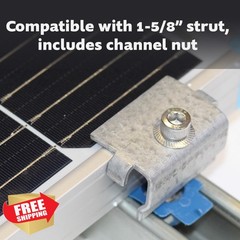 Adamax Solar Panel End Clamps 5PK