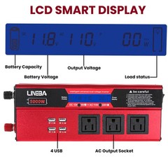 5000Watt Complete Solar Panel Kit Power Inverter Generator 30A Home Grid System
