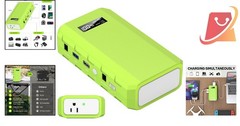 Portable Power Station 24000mAh 88.8Wh AC Outlets Travel Camping Home Office