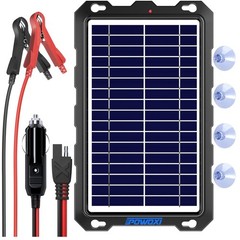 Upgraded 7.5W Solar Battery Maintainer – RV, Motorcycle