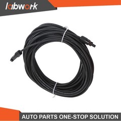 Labwork 4mm² 20M Black+Red Solar Panel Extension Cable Wire+M 4 Connector